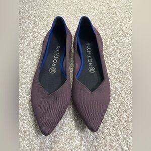 Rothy's Pointed Toe Port Purple *Retired*